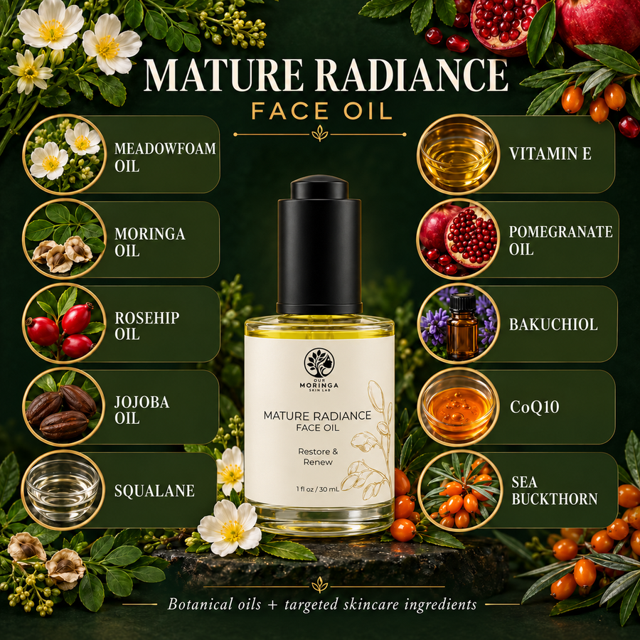 Mature Radiance Face Oil — Luxury Botanical Hydration